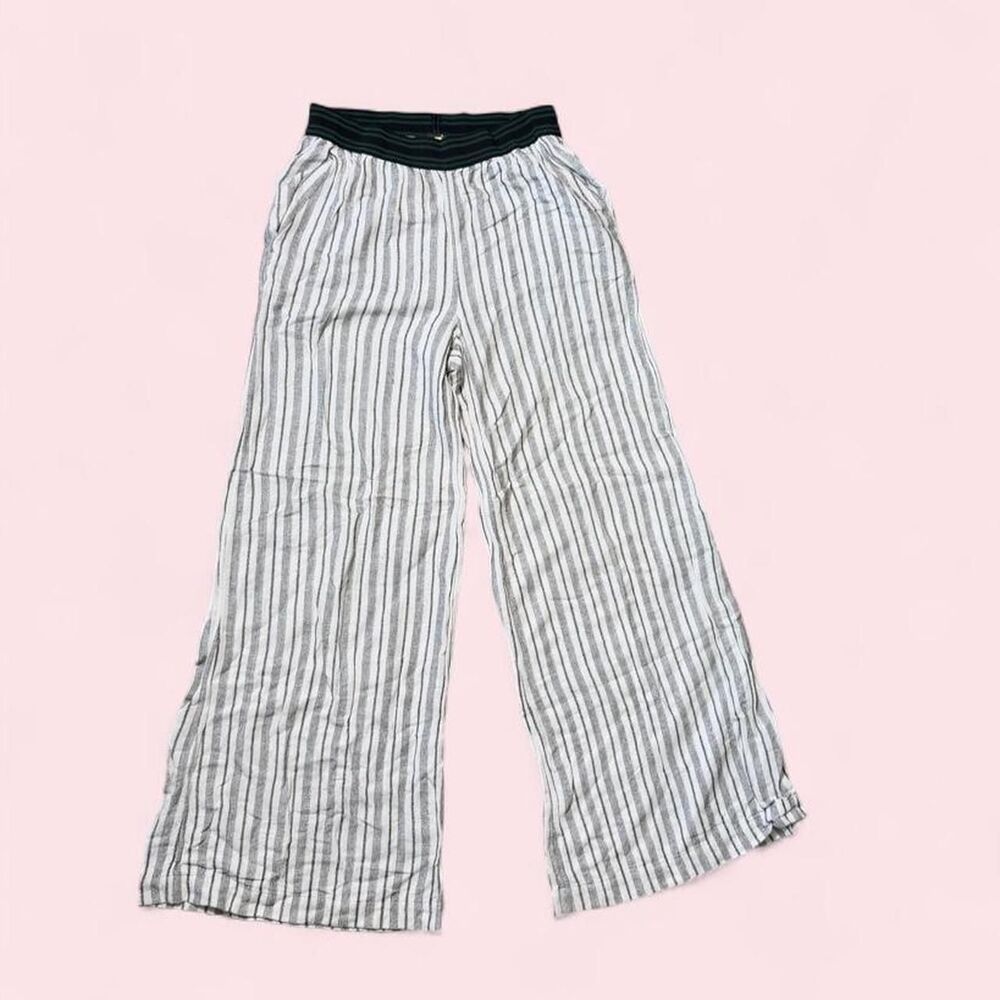 Free People White Wide Leg Pants